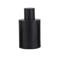 Flacon de parfum en verre noir givré 30ml 50ml 100ml