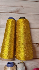 Hilos Metálicos Plateados para Tejer con Hilos <span class=keywords><strong>de</strong></span> Poliéster, <span class=keywords><strong>Hilo</strong></span> Metálico para Crochet, Hilos <span class=keywords><strong>de</strong></span> Macramé para Borlas - Product Image 5