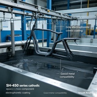Pâte grise SH-450 pour revêtement électrophoretique cathodique pour composants complexes de carrosserie et de cabine automobiles