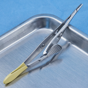 Porte-aiguille chirurgical manuel OEM/ODM en acier inoxydable certifié CE, instrument de chirurgie générale de classe I - Product Image 2