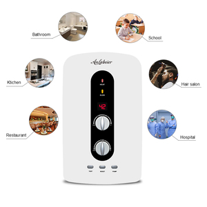 Instant water heater 3.5‑5.5KW <b>knob</b> temp setting IPX4 low‑pressure trigger pump for dormitory condo - Product Image 5