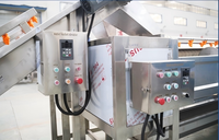 Automatische multifunctionele voedselveilige roestvrijstalen fruit- en groentesapcentrifuge voor industrieel gebruik, geschikt voor de verwerking van gember.