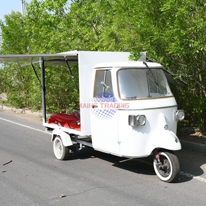 Stainless Steel <b>Frame</b> Mobile Food Cart Electric Fast Food Catering Trailer Commercial Restaurant Equipment - Product Image 1