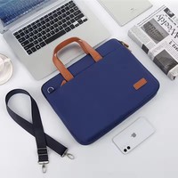 Étui pour ordinateur portable de 15,6 pouces et 14,1 pouces, imperméable, avec bandoulière, anti-rayures, pour femmes et hommes