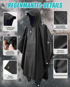 Chaqueta Multifuncional con Capucha <span class=keywords><strong>para</strong></span> Adultos, <span class=keywords><strong>para</strong></span> Montañismo, Senderismo, Uso en Motocicleta/Eléctrica, <span class=keywords><strong>para</strong></span> Comercio Exterior - Product Image 5