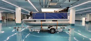 16ft Aluminium Catamaran Pontonboot Met Duikplatform Voor Entertainment Inclusief Buitenboordmotor - Product Image 3