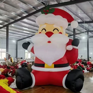 Logo gonflable personnalisable, chaussettes géantes gonflables Joyeux Nouvel An, décoration <span class=keywords><strong>de</strong></span> Noël, cadeau - Product Image 2