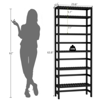 Organisateur de bureau moderne et durable en bambou avec support de livres, étagère de rangement pour l'organisation du bureau