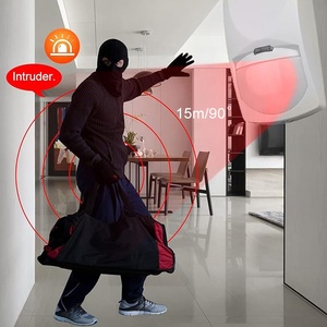 12V Có Dây PIR cảm biến chuyển động báo động treo tường PIR cơ thể con người hồng ngoại cảm biến chuyển động an ninh nhà phát hiện báo động phát hiện - Product Image 3