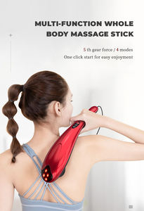 LICHANG eléctrico inteligente alivio del dolor vibración de cuerpo completo masajeador de mano Shiatsu cuello espalda delfín masaje martillo palo - Product Image 4