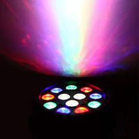 Nouveau produit Plastique 12 pièces 3w Mini LED Plat Par Lumière pour scène