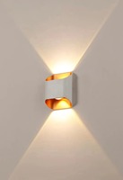 Applique murale LED d'intérieur, éclairage décoratif LED pour cour, hall d'entrée, chambre, hôtel, corps de lampe en aluminium pour usage intérieur