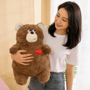 Oso y Corazón Reversibles <span class=keywords><strong>de</strong></span> Peluche: Almohada <span class=keywords><strong>de</strong></span> Juguete al por Mayor, <span class=keywords><strong>Regalo</strong></span> Romántico <span class=keywords><strong>para</strong></span> el Hogar, Sofá, Dormitorio, <span class=keywords><strong>para</strong></span> Parejas y Enamorados - Product Image 4