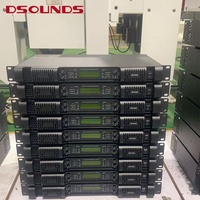 Amplificateur de puissance stéréo professionnel de classe D à 4 canaux, format 1U, 1200Wx4, pour DJ et enceintes Line Array