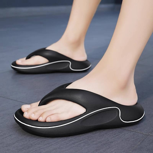 Unisex Light Weight Breathable Anti-Slip <b>Soft</b> EVA Slide Slippers Comfortable Ergonomic Indoor/Outdoor House <b>Shoes</b> Slip-On Design - Product Image 6