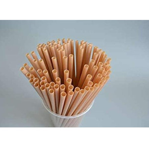 Pajitas ecológicas compostables <span class=keywords><strong>de</strong></span> fibra vegetal biodegradable <span class=keywords><strong>de</strong></span> bagazo <span class=keywords><strong>de</strong></span> caña <span class=keywords><strong>de</strong></span> azúcar para batidos y bebidas con burbujas - Product Image 5