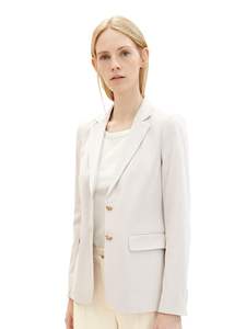 Chaqueta de cuello de traje de color sólido Chaqueta de estilo de cárdigan personalizada Chaqueta de traje de <span class=keywords><strong>mujer</strong></span> Blazer tejido - Product Image 4