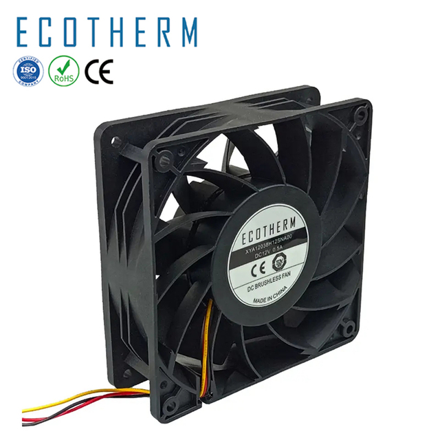 High Speed DC 12038 120x120x38mm Low Noise Cooling Fan 120mm Ac Axial Cooling Fan 120x120x38 12v Fan