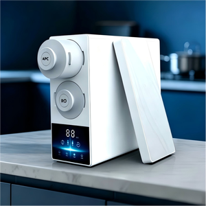 Purificateur d'eau par osmose inverse de bureau 600 GPD, autonettoyant, pour usage domestique, système café/thé, sans réservoir, en plastique, débit élevé 6 - Product Image 1