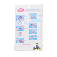 Nouveau fabricant de balles 4 pièces/ensemble fabricant de boules de laine maison fait à la main bricolage tissage en peluche pompon ensemble d'outils
