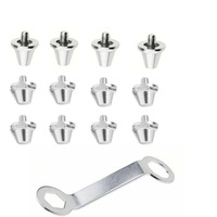 Accessoires de chaussures de football à crampons en aluminium haute dureté 11mm 13mm, vente chaude transfrontalière, directement de l'usine, pour crampons de football SG