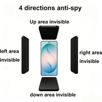 360 °   Film de protection d'écran anti-espion mat anti-reflet 4 directions en PET souple pour Samsung Galaxy S26 avec colle intégrale