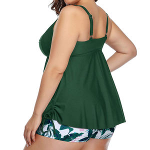 Tankini, <span class=keywords><strong>maillot</strong></span> de bain deux pièces, avec short, grande taille, usine, OEM, pour femmes, nouvelle collection - Product Image 6