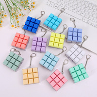 Keyboard Fidget Toy Mechanical Keycap Stress Relief Clicker Everyday Carry Keychain Decompression Toys Stress Relief Keychain