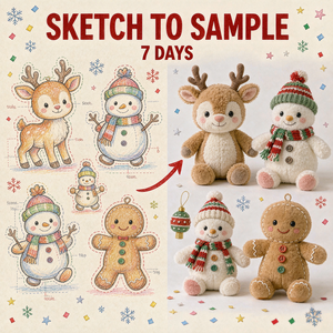 Peluche de Noël personnalisée de haute qualité OEM ODM, adorable poupée en peluche pour les fêtes, idéale pour les articles promotionnels de marque, cadeaux de Noël et boutiques de souvenirs - Product Image 2