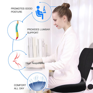 Cuscino <span class=keywords><strong>di</strong></span> seduta in Memory Foam <span class=keywords><strong>per</strong></span> sedia da ufficio allevia i cuscini lombari e i cuscini dei sedili - Product Image 6