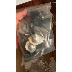 Perles nues Wenchi, perles cultivées en eau de mer, rondes, naturelles, blanches, noires, grises, en vrac, pour la fabrication de bijoux, artisanat, 8-10 mm - Product Image 2