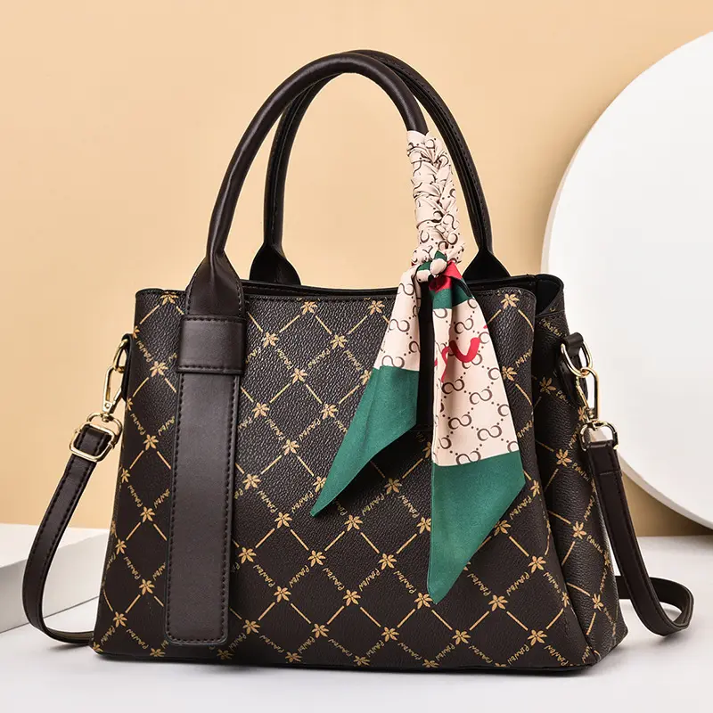 Large capacity 2024 fashion women handbag designer PU bags wholesale handbag for men