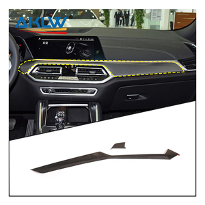 Copertura in Vera Fibra di Carbonio per Pannello Strumenti e Console Centrale <span class=keywords><strong>BMW</strong></span> <span class=keywords><strong>X5</strong></span> G05 X6 G06 2019-2020, <span class=keywords><strong>Accessori</strong></span> Interni - Product Image 1