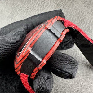 Reloj Deportivo de Lujo para Hombre, Marca 2702, Correa de Lona Importada, Caja Hueca de Fibra de Carbono, Resistente al Agua, con Tourbillon, Diseño Personalizado OEM - Product Image 3