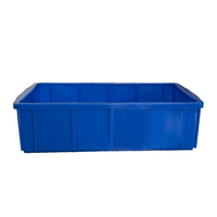 Caisses en plastique recyclables ergonomiques avec poignée, empilables et emboîtables pour l'alimentation en ligne de montage