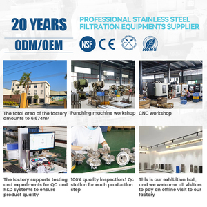 QING YUAN QY10P CE Stainless Steel Countertop Water Filter System 2 Stage <strong>Ceramic</strong> and Carbon Food Grade Faucet <strong>Purifier</strong> - Product Image 2