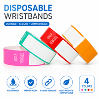 Fabricantes de Pulseras para Eventos en China, Venta al por Mayor, Logotipo Personalizable/VIP/Código QR, Papel Ecológico Imprimible por Transferencia Térmica
