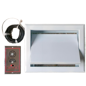 Cửa xả khói loại tấm hoàn toàn tự động bán chạy có thể điều chỉnh thông qua điều khiển gần đó cho ống dẫn HVAC. - Product Image 4