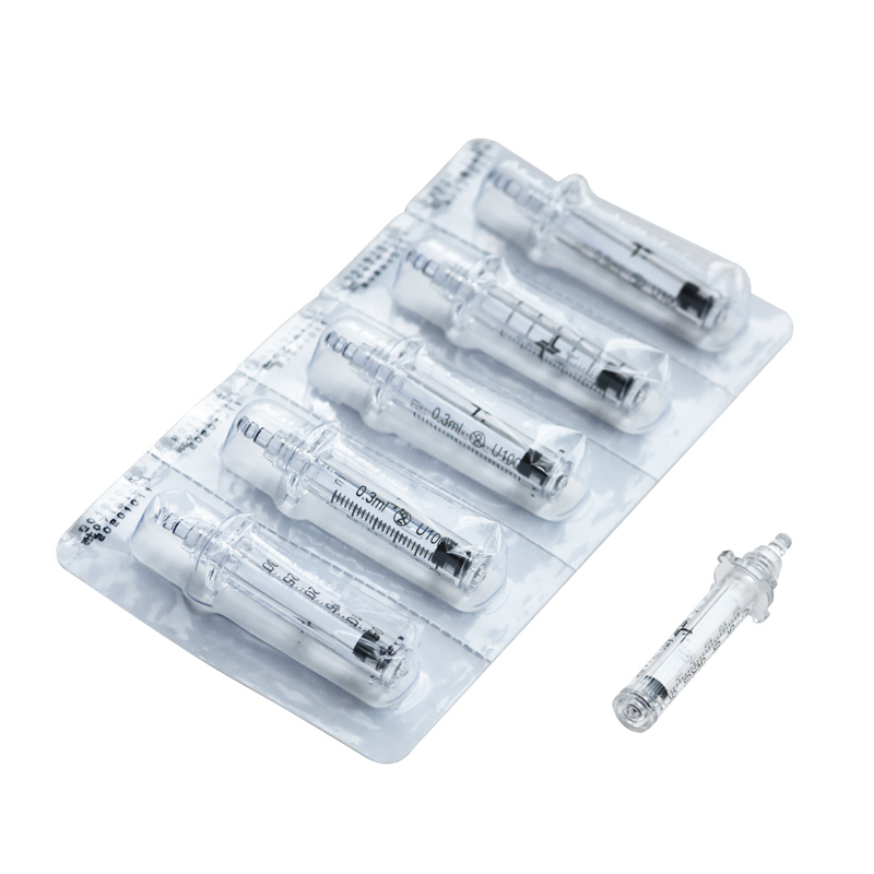 Медицинская колба, трубка, шприц, ампульная игла, наполнитель гиалуроновой кислоты