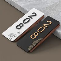 Plaque de porte LED personnalisée pour la publicité commerciale dans les hôtels, les bureaux, les écoles et les appartements, étanche