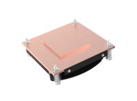 FEZCOOL LGA1700-1U3C  Refroidisseur de processeur de serveur, dissipateur thermique, radiateur CPU avec ventilateur PWM de 80 mm pour serveur 1U, station de travail