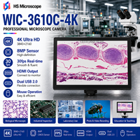 Caméra de microscope numérique 13,3 pouces avec écran et logiciel de mesure, indice de protection IP55, mise au point manuelle pour l'inspection industrielle des circuits imprimés