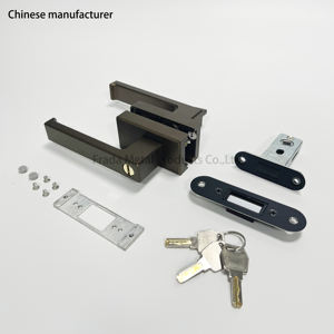 45*16พาร์ทิชันกรอบบางแม่เหล็กล็อคสำหรับประตูกระจก (8-15มม.)-อลูมิเนียมอัลลอย - Product Image 3