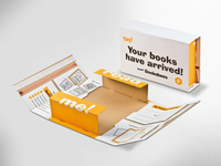 Boîtes à livres personnalisées en carton ondulé écologique pour la remise des diplômes, durables, pour appareils électroménagers, emballage de livres sûr et élégant