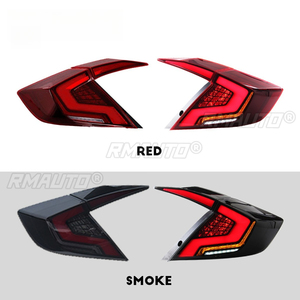 Pour Honda Civic berline 10e génération 2016-2021, feux de jour à LED, feux antibrouillard étanches, ensemble de feux arrière, kit carrosserie - Product Image 5
