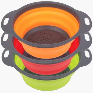 Colador de Silicona Plegable <span class=keywords><strong>para</strong></span> Fregadero de Cocina, Resistente al Calor, con Clip <span class=keywords><strong>para</strong></span> Escurrir Alimentos - Product Image 6