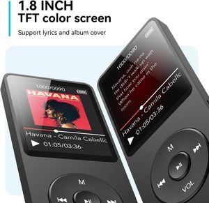 Reproductor MP3/MP4 Bluetooth con Altavoz Externo, Reproductor de Música Portátil MP4 de 1.8 Pulgadas para Estudiantes, Compatible con Reproducción de Tarjetas TF - Product Image 6