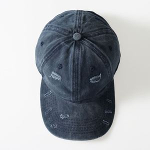 Casquettes de baseball vintage unisexe en gros, 100 % coton, logo brodé personnalisé disponible, effet délavé et vieilli, modèle courant - Product Image 1