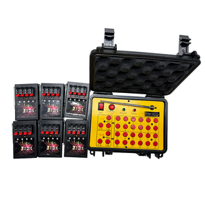 China 24 Cues Factory Supplied Cold Pyro Remote Control Fireworks Firing System Igniter Machine Igniter Wireless