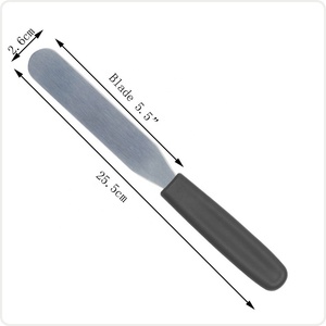 Chất Lượng Cao Tay Cầm Dài Bằng Thép Không Gỉ Nhà Bếp Lớn Diy Baking Công Cụ Trang Trí <span class=keywords><strong>Icing</strong></span> Piping Bánh <span class=keywords><strong>Spatula</strong></span> - Product Image 2